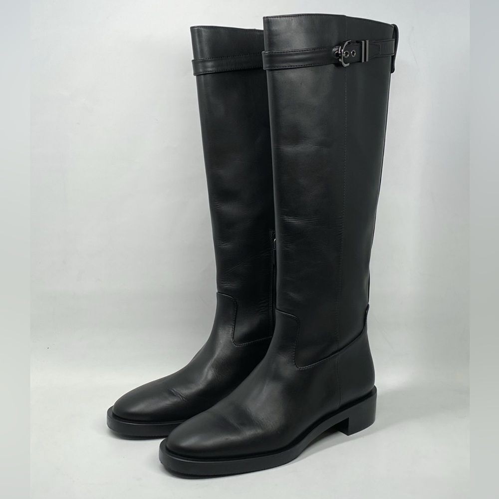 Stuart Weitzman Maverick Knee High Leather Boots size 8.5